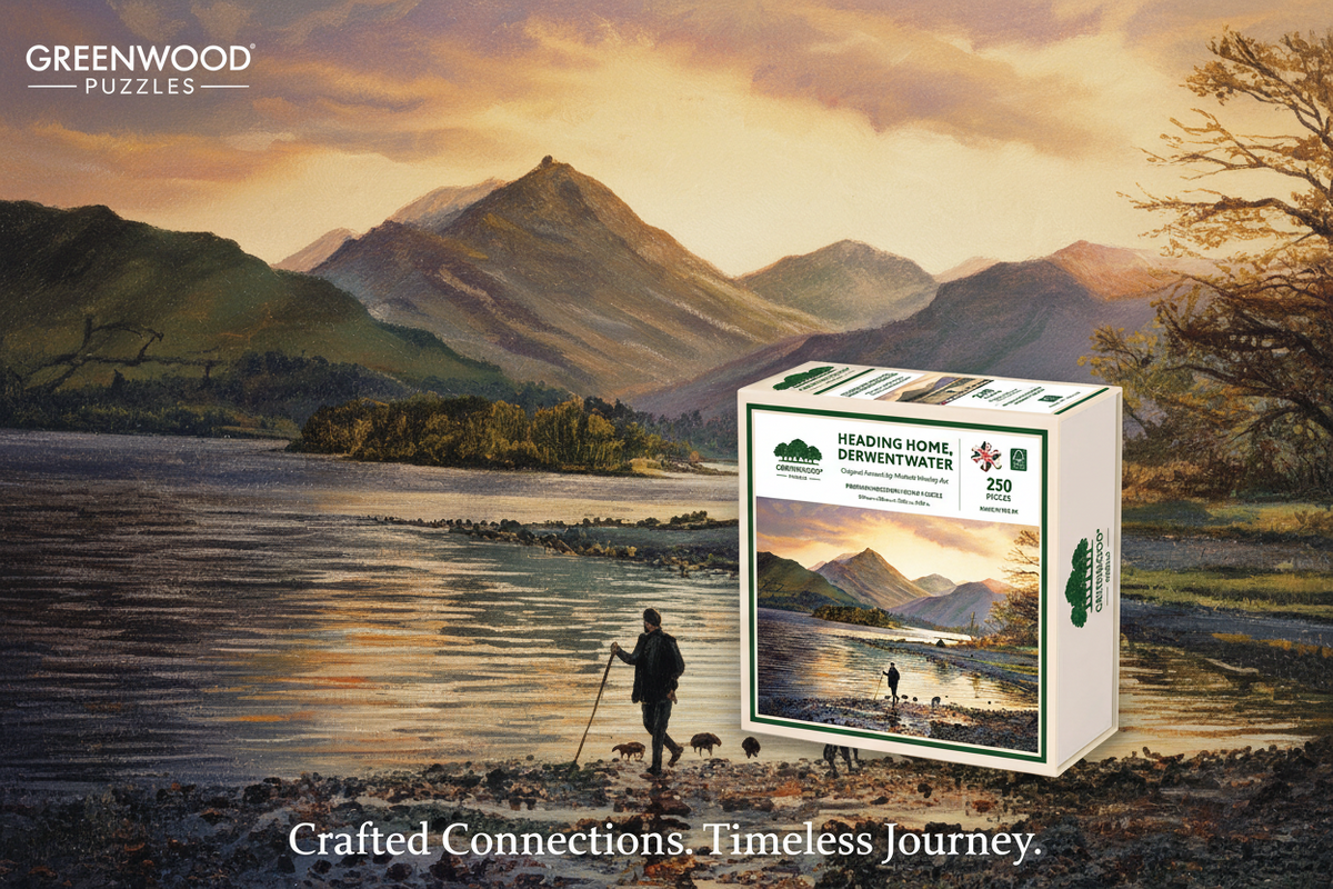 Heading Home, Derwentwater Wooden Jigsaw Puzzle