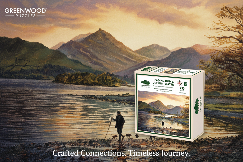 Heading Home, Derwentwater Wooden Jigsaw Puzzle