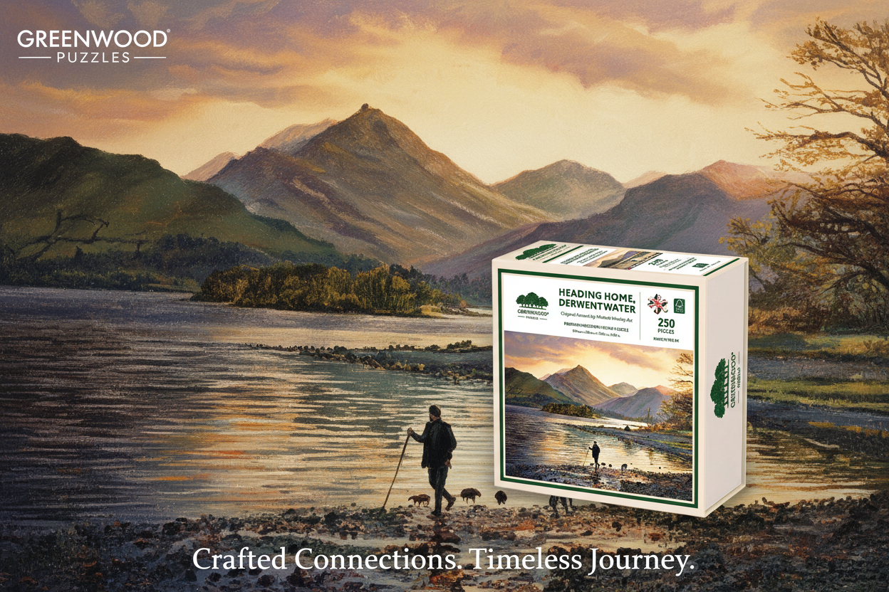 Heading Home, Derwentwater Wooden Jigsaw Puzzle