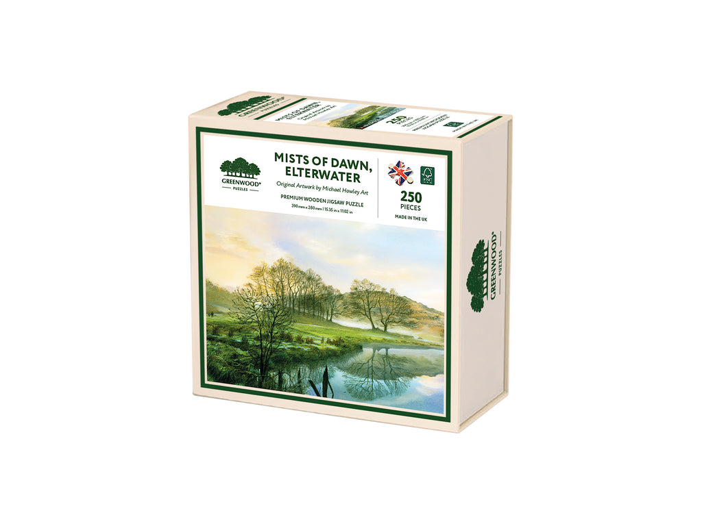 Mists of Dawn - Elterwater, Wooden Jigsaw Puzzle