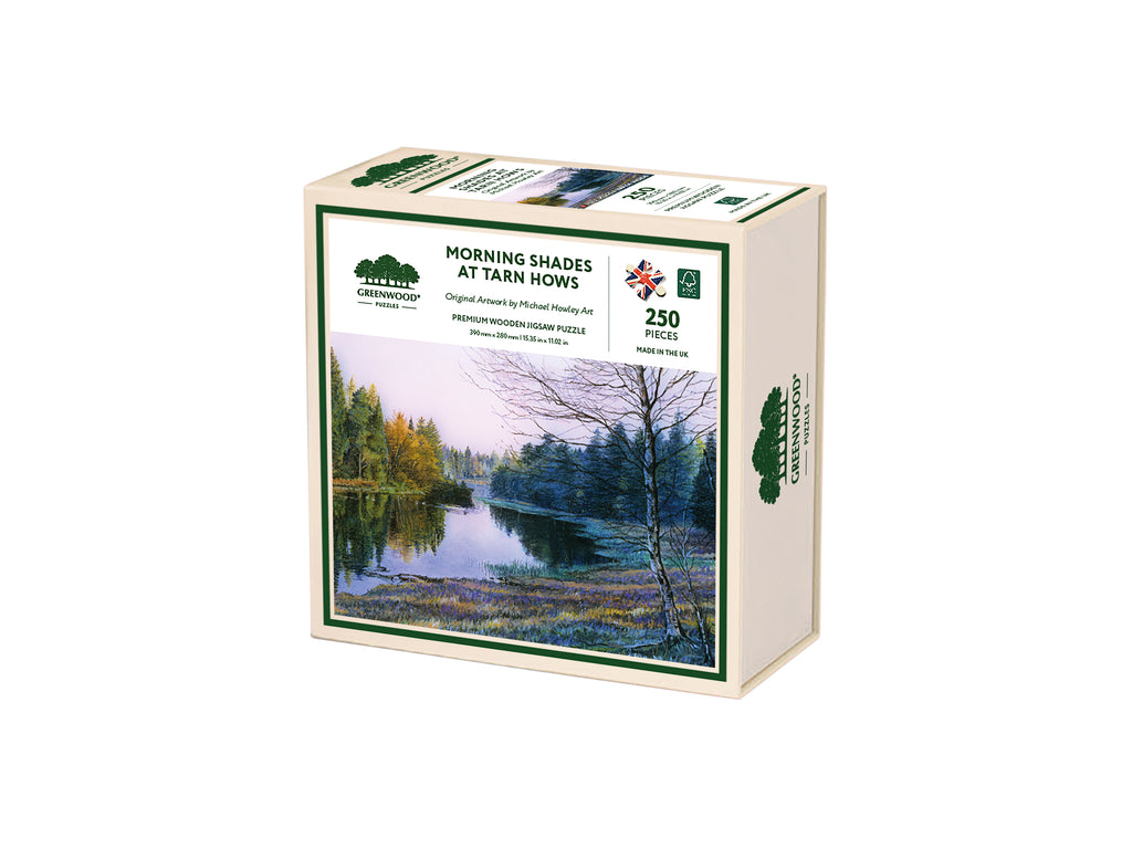 Morning Shadows Tarn Hows Wooden Jigsaw Puzzle