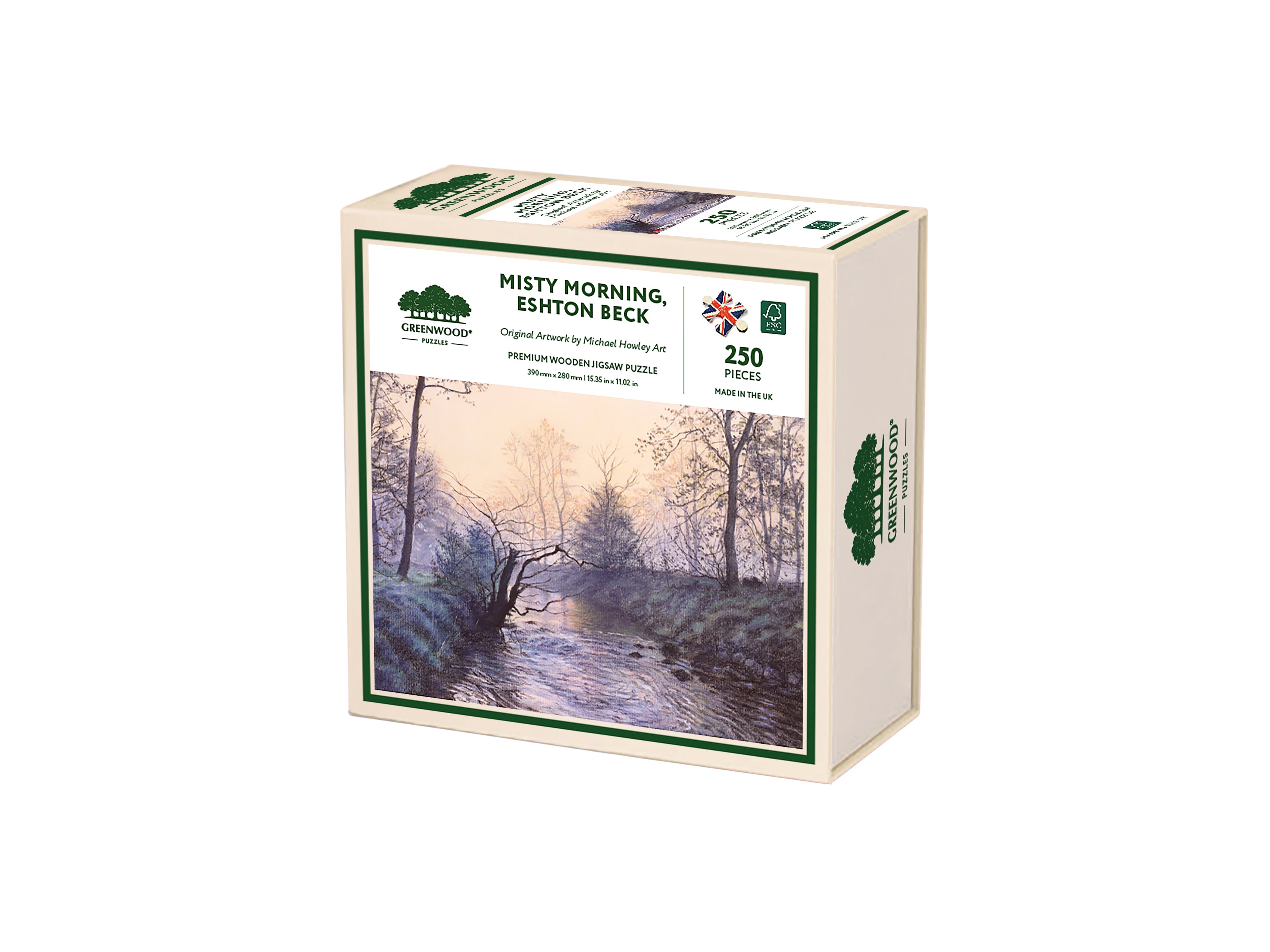 Misty Morning Eshton Beck Wooden Jigsaw Puzzle